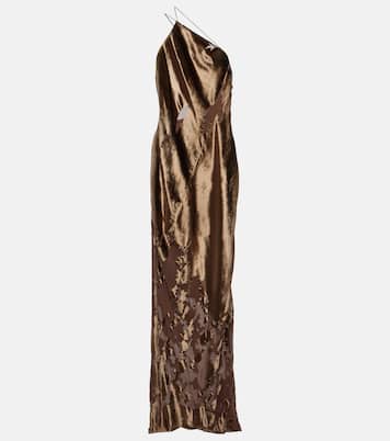 Robe longue en velours de soie | The Sei