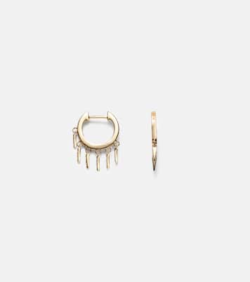 Boucles d'oreilles Fringe en or 14 ct et diamants | Sydney Evan