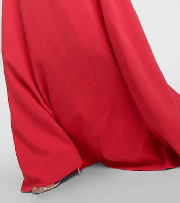 Crystal-embellished silk-blend gown | Oscar de la Renta