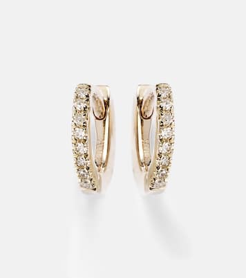 Boucles d'oreilles en or 10 ct et diamants | Stone and Strand