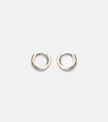 Boucles d'oreilles en or 10 ct et diamants | Stone and Strand