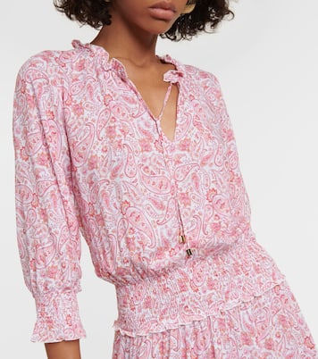 Vestido corto Muskmelon Bay con paisley | Heidi Klein