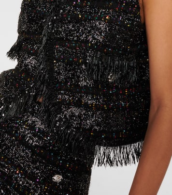 Sequined bouclé vest | Giambattista Valli