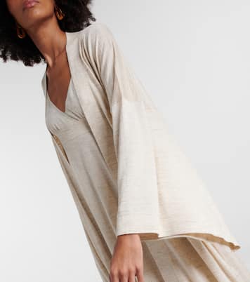 Cardigan en cachemire, lin et soie | Loro Piana