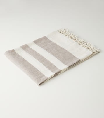 Linen throw | Brunello Cucinelli