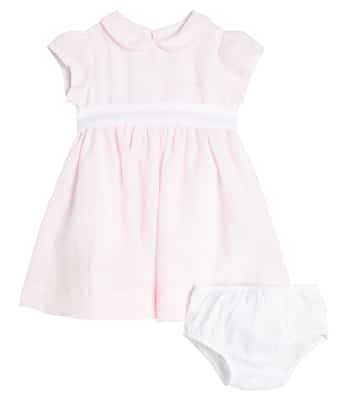 Baby - Abito e culotte in lino | Il Gufo