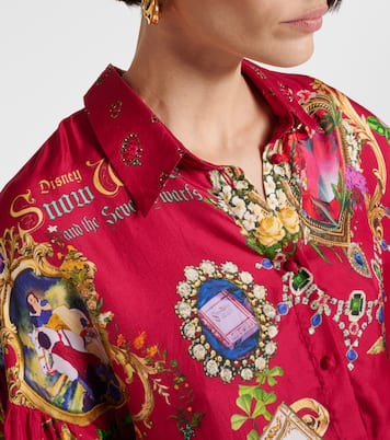 Printed silk shirt | Camilla