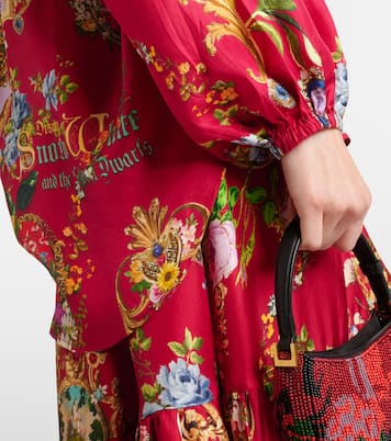 Printed silk shirt | Camilla