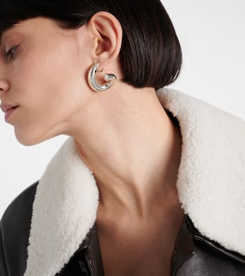 Sterling silver hoop earrings | Bottega Veneta