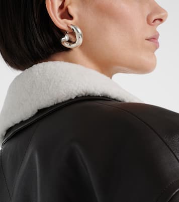Sterling silver hoop earrings | Bottega Veneta