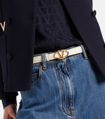 Ceinture VLogo Bold en cuir | Valentino Garavani
