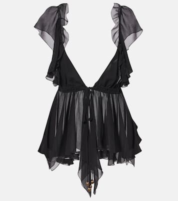 Top in georgette di seta | Chloé