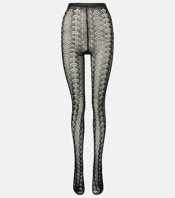 Collant in pizzo di misto cotone | Dolce&Gabbana