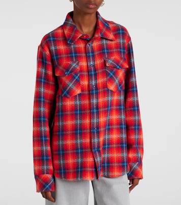 Hemd Totally Wired Tartan aus Kaschmir | God's True Cashmere