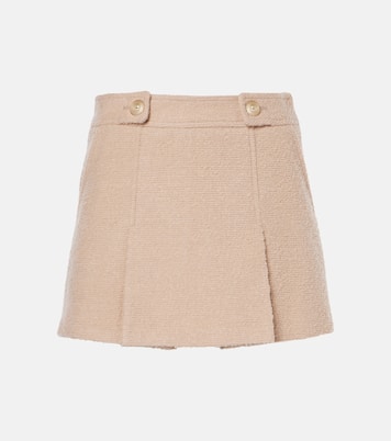 Wool and silk-blend bouclé miniskirt | Tom Ford