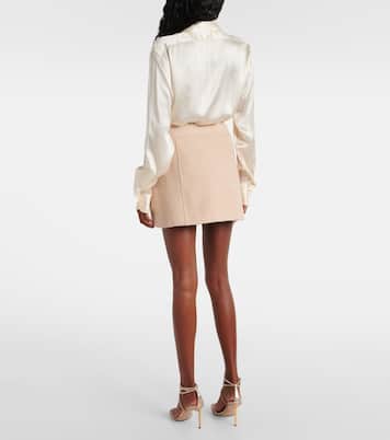 Wool and silk-blend bouclé miniskirt | Tom Ford