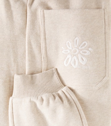 Pantalon de survêtement en coton | Chloé Kids