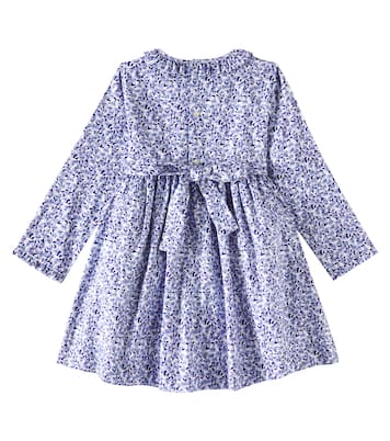 Abito Manzanilla in cotone a punto smock | La Coqueta