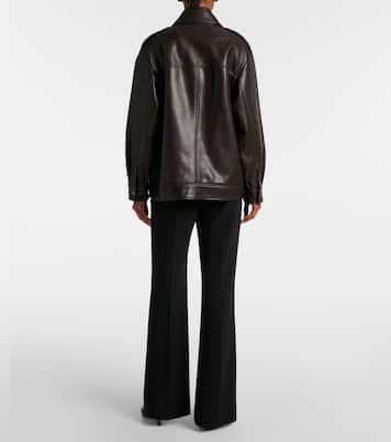 Giacca Drey in pelle | Nour Hammour