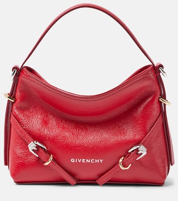 Voyou Nano leather shoulder bag in red Givenchy Mytheresa