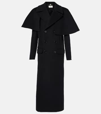 Cappotto doppiopetto in lana con cintura | Chloé