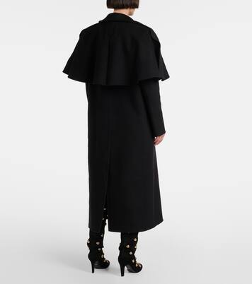 Cappotto doppiopetto in lana con cintura | Chloé
