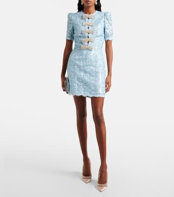 x Nicky Hilton vestido corto Leyla con lentejuelas | Rebecca Vallance
