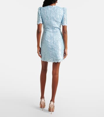 x Nicky Hilton vestido corto Leyla con lentejuelas | Rebecca Vallance