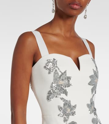 Robe longue de mariée Lucilla à ornements | Rebecca Vallance
