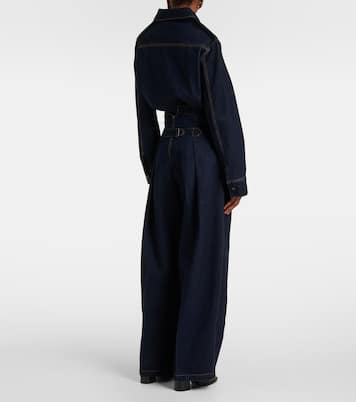 Jeans a gamba larga e vita alta | Victoria Beckham
