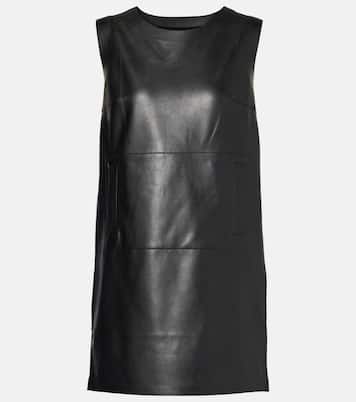 Minikleid aus Lederimitat | Norma Kamali