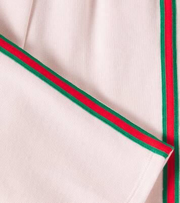 Baby Web Stripe cotton jersey sweatpants | Gucci Kids