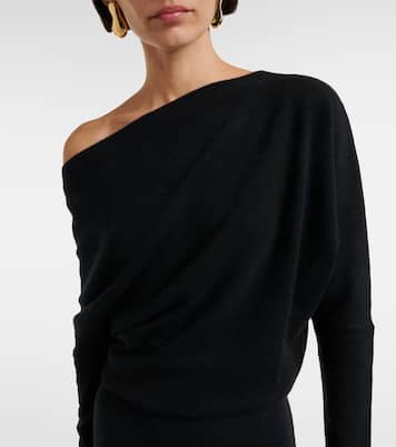Off-Shoulder-Robe Kasos aus Kaschmir | Altuzarra