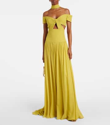 Robe longue en soie | Elie Saab