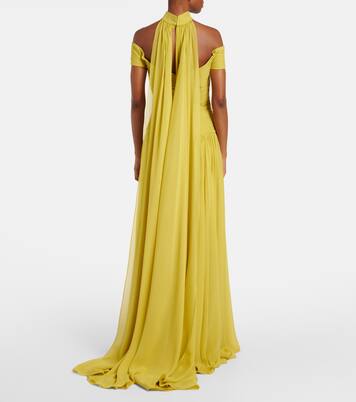 Robe longue en soie | Elie Saab