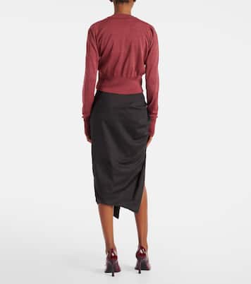 Cropped-Cardigan Bea aus Wolle und Seide | Vivienne Westwood