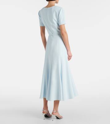 Abito midi in cady con cintura | Roland Mouret