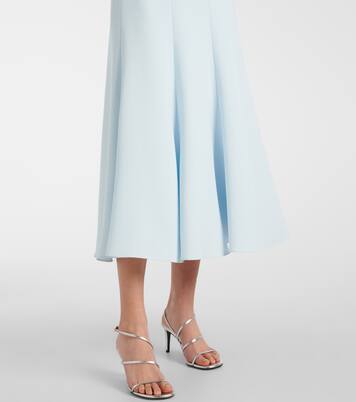 Abito midi in cady con cintura | Roland Mouret
