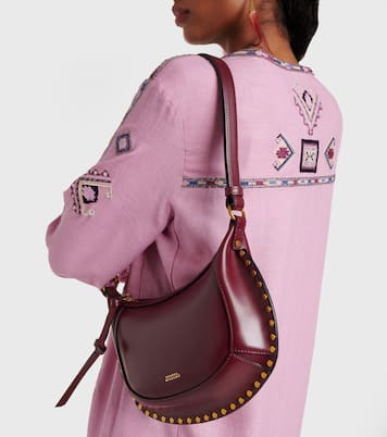Oskan Moon Small leather shoulder bag | Isabel Marant