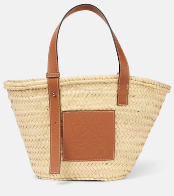 Sac panier Medium en cuir | Loewe
