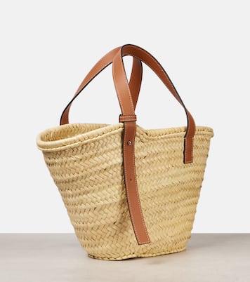 Sac panier Medium en cuir | Loewe