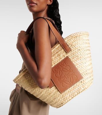 Sac panier Medium en cuir | Loewe