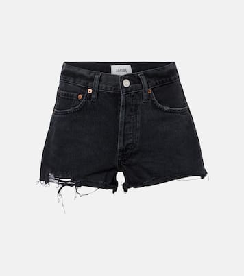 Parker Vintage distressed denim shorts | Agolde