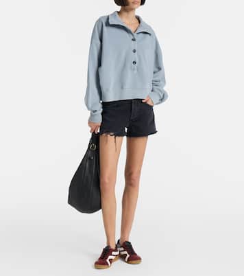 Parker Vintage distressed denim shorts | Agolde