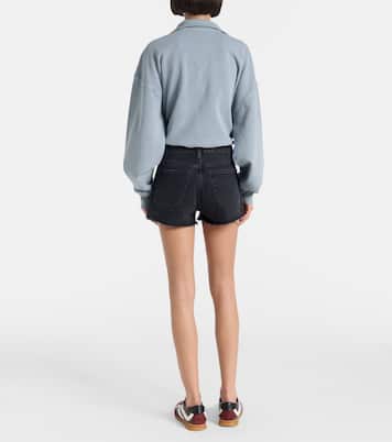 Parker Vintage distressed denim shorts | Agolde