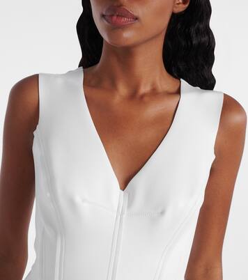 Minikleid Grace aus Lederimitat | Norma Kamali