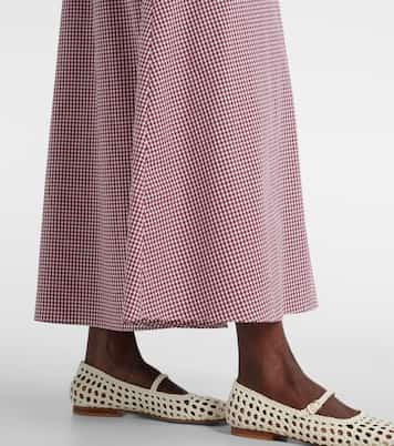 Eudora shirred cotton-blend maxi dress | Faithfull