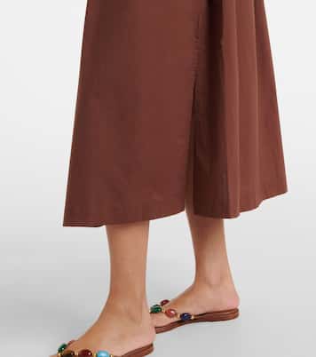 Abito midi Grasse in popeline di cotone | Heidi Klein