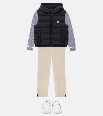 Fudo quilted down vest | Moncler Enfant