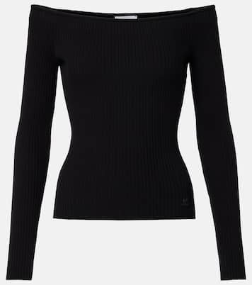 Off-Shoulder-Top aus Rippstrick | Courrèges